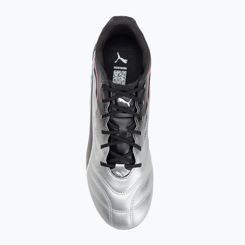 PUMA King Pro FG/AG férfi futballcipő puma ezüst/puma fekete/napsütötte/napsütötte/puma fehér 5