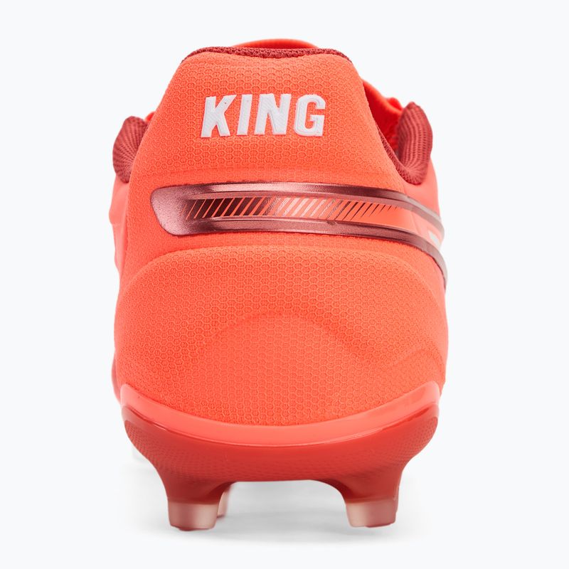 PUMA King Match FG/AG férfi futballcipő izzó piros/puma fehér/piros tűz 6