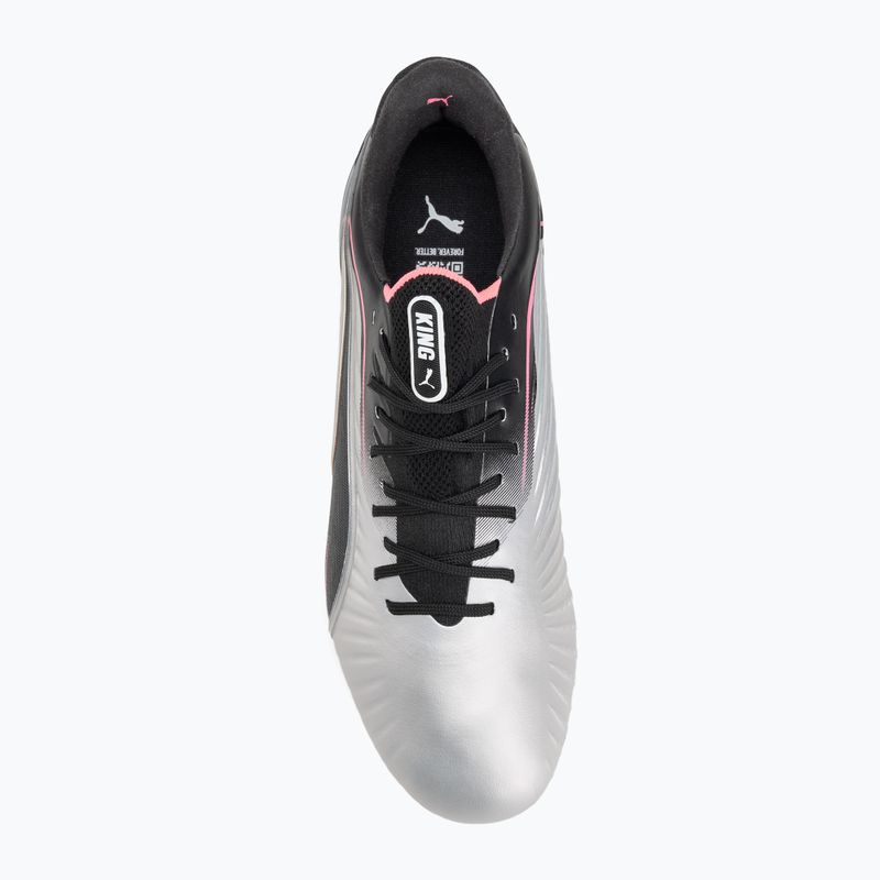 PUMA King Ultimate FG/AG férfi futballcipő puma ezüst/puma fekete/napsütötte/napsütötte/puma fehér 5