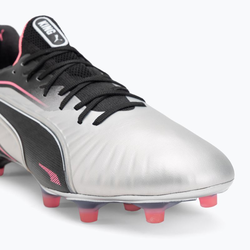 PUMA King Ultimate FG/AG férfi futballcipő puma ezüst/puma fekete/napsütötte/napsütötte/puma fehér 7