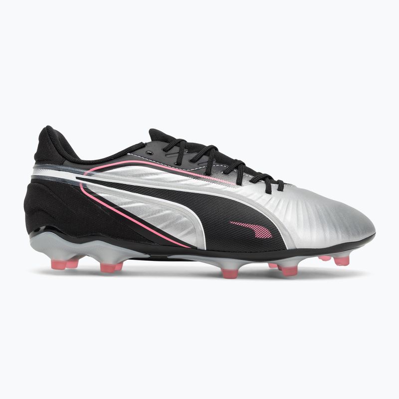 PUMA King Match FG/AG férfi futballcipő puma ezüst/puma fekete/napsütötte/napsütötte/puma fehér 2