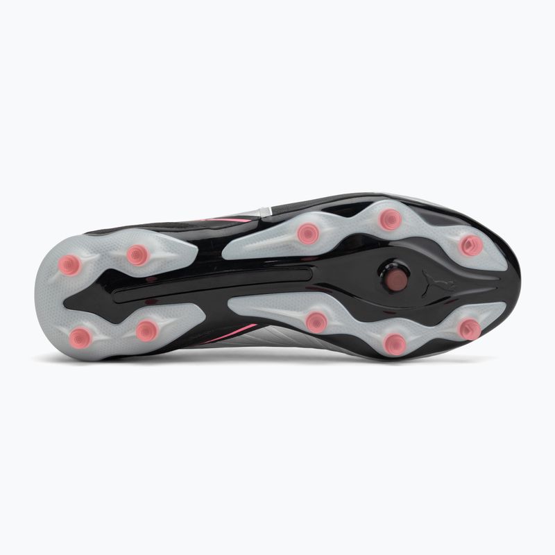 PUMA King Match FG/AG férfi futballcipő puma ezüst/puma fekete/napsütötte/napsütötte/puma fehér 4