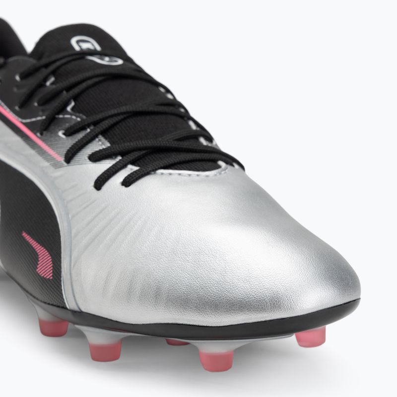 PUMA King Match FG/AG férfi futballcipő puma ezüst/puma fekete/napsütötte/napsütötte/puma fehér 7