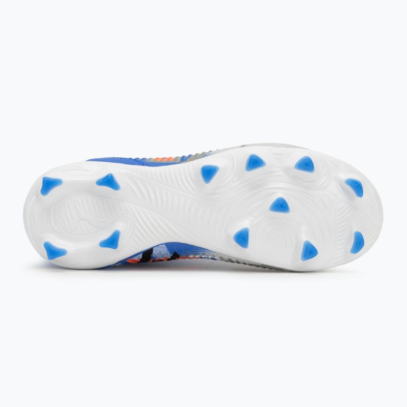 PUMA Future 8 Match Forever FG/AG Jr gyermek focicipő fehér/ultrakék/tollszürke/tollszürke/puma fekete/izzó piros 4