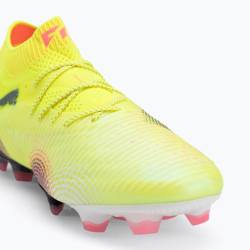Férfi futballcipő PUMA Future 8 Ultimate FG sárga riasztás/puma fekete/napsütötte 7