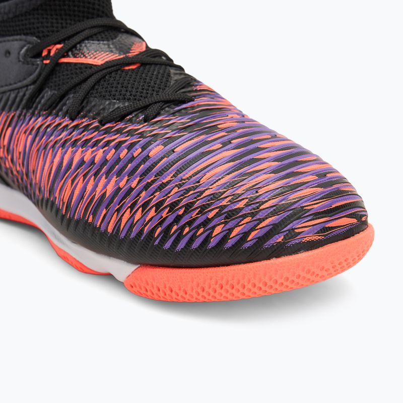 PUMA Future 8 Match IT + Mid gyermek futballcipő puma fekete/ puma fehér/ izzó vörös 7