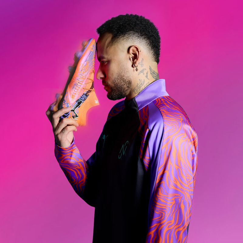 Férfi futballcipő PUMA Future 8 Ultimate Creativity FG narancssárga mák/sötét ametiszt/elektromos borsmenta/fekete 11