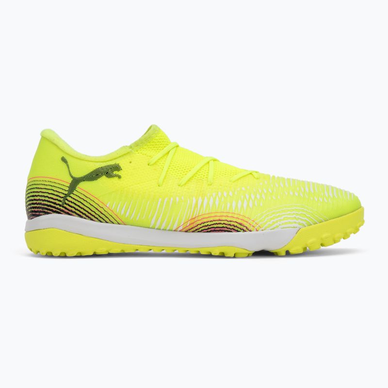 Férfi futballcipő PUMA Future 8 Match Low TT sárga riasztás/ puma fekete/ sun struck 2