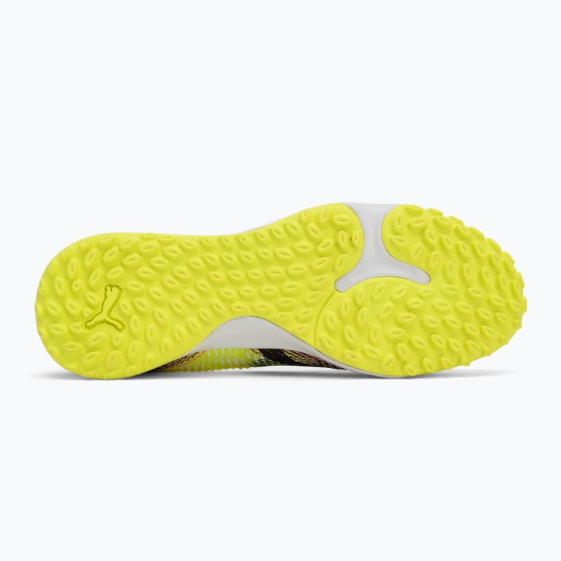 Férfi futballcipő PUMA Future 8 Match Low TT sárga riasztás/ puma fekete/ sun struck 4