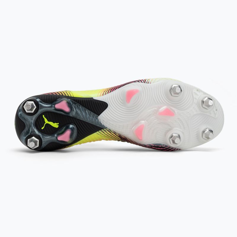 Férfi futballcipő PUMA Future 8 Ultimate MxSG sárga riasztás/puma fekete/sun struck 4