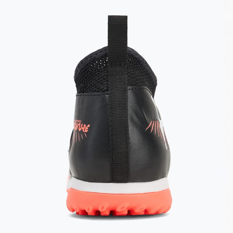 PUMA Future 8 Match TT + Mid gyermek futballcipő puma fekete/ puma fehér/ izzó piros 6