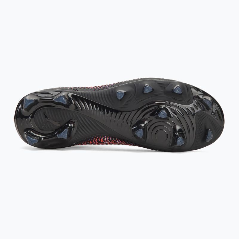 PUMA Future 8 Match FG/AG Jr gyermek futballcipő puma fekete/puma fehér/izzó piros 4