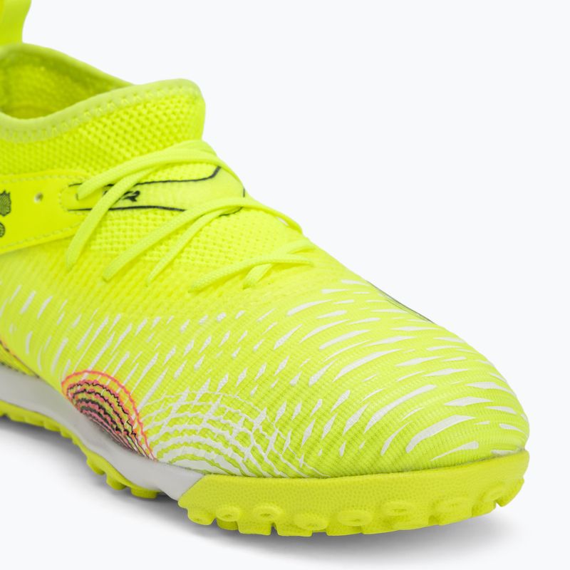 Gyermek futballcipő PUMA Future 8 Match TT + Mid sárga riasztás/ puma fekete/ sun struck 7