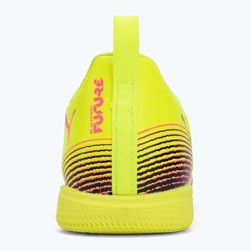 PUMA Future 8 Play It sárga riasztás/ puma fekete/ sun struck gyermek focicipő 6