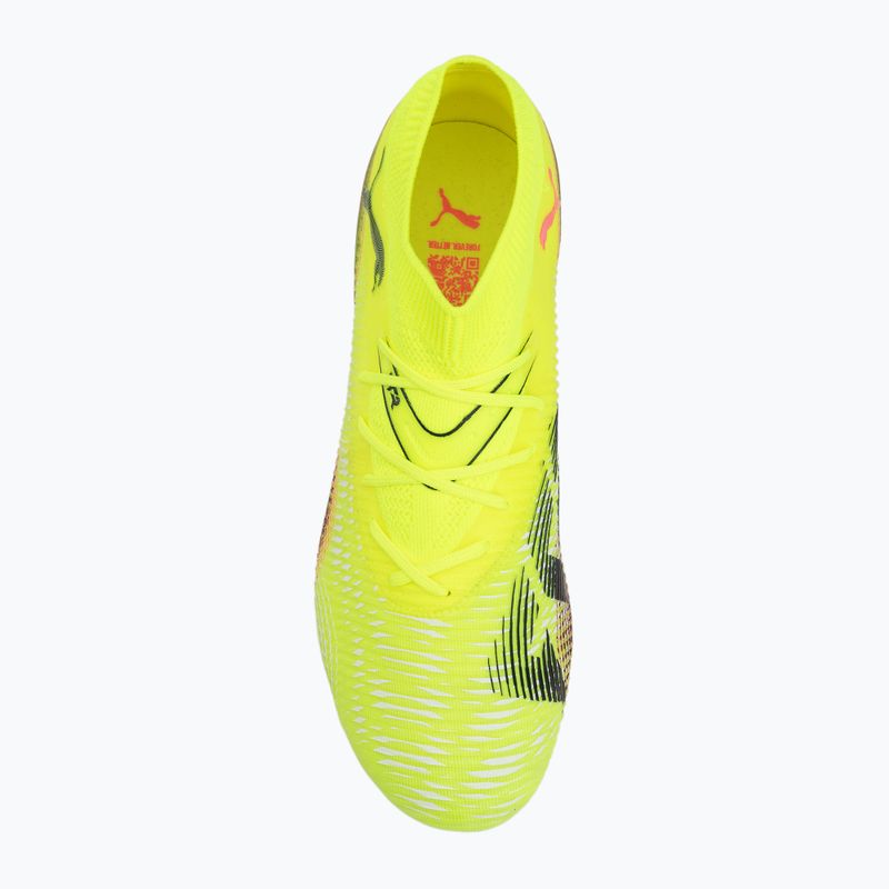 Férfi futballcipő PUMA Future 8 Match FG/AG sárga riasztás/puma fekete/sun struck 5