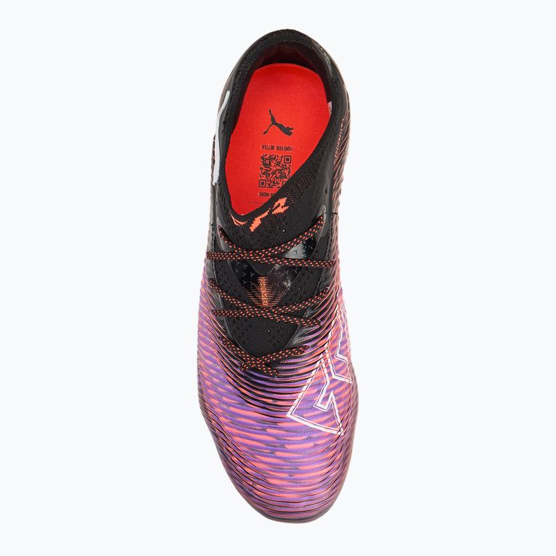 Férfi futballcipő PUMA Future 8 Ultimate Low FG puma fekete/puma fehér/izzó piros 5