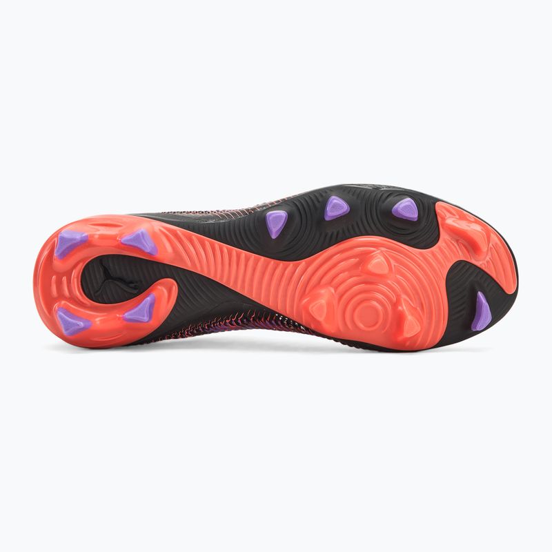 Férfi futballcipő PUMA Future 8 Match Low FG/AG puma fekete/ puma fehér/ izzó vörös 4