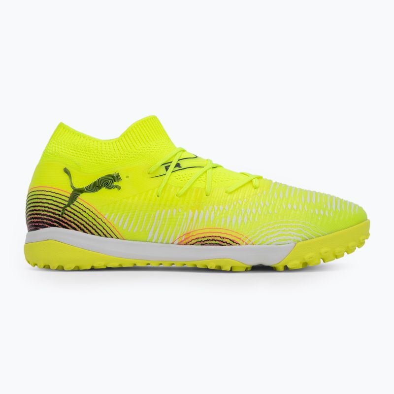 PUMA Future 8 Match TT férfi futballcipő sárga riasztás/ puma fekete/ sun struck 2
