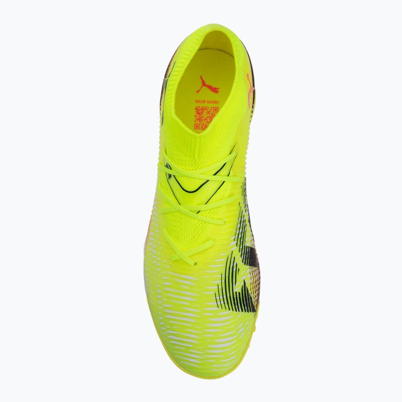 PUMA Future 8 Match TT férfi futballcipő sárga riasztás/ puma fekete/ sun struck 5
