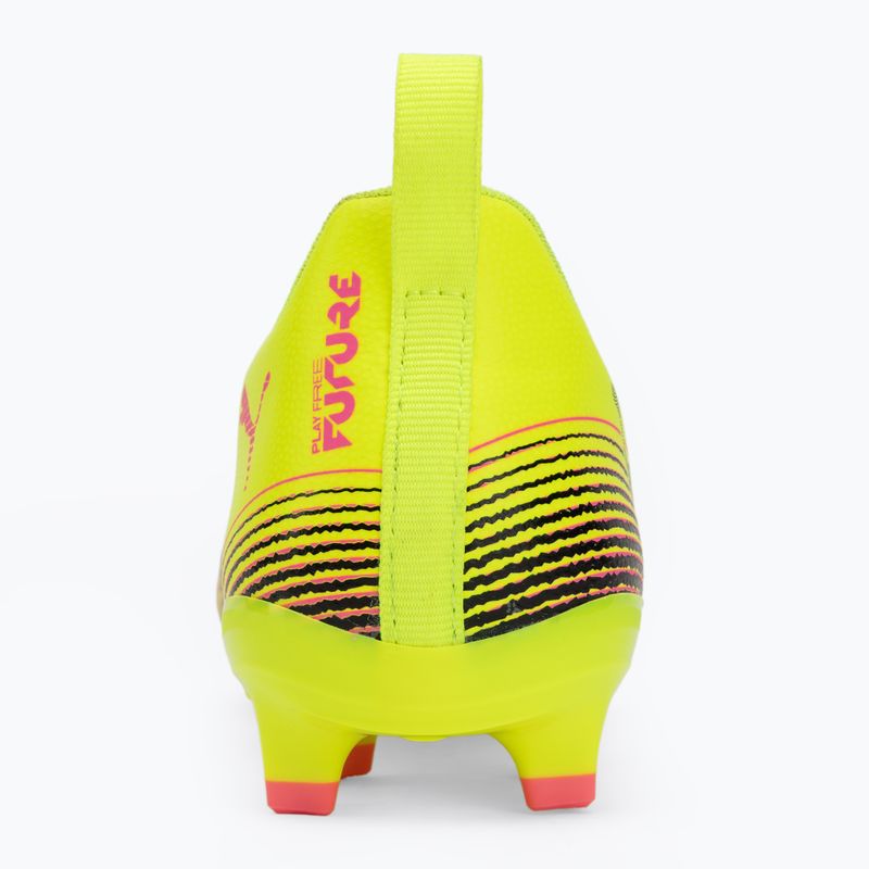 Gyermek futballcipő PUMA Future 8 Play FG/AG Jr sárga riasztás/puma fekete/napbarnított 6