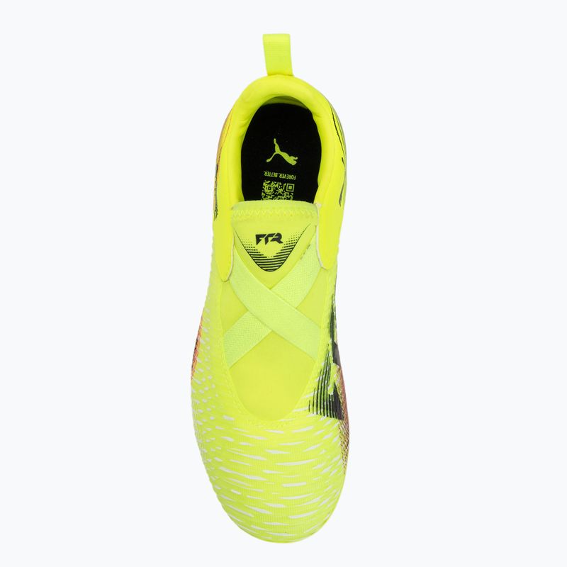Gyermek futballcipő PUMA Future 8 Match LL FG/AG sárga riasztás/ puma fekete/ sun struck 5