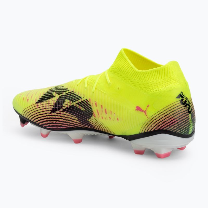 Férfi futballcipő PUMA Future 8 Pro FG/AG yellow alert/puma black/sun struck 3