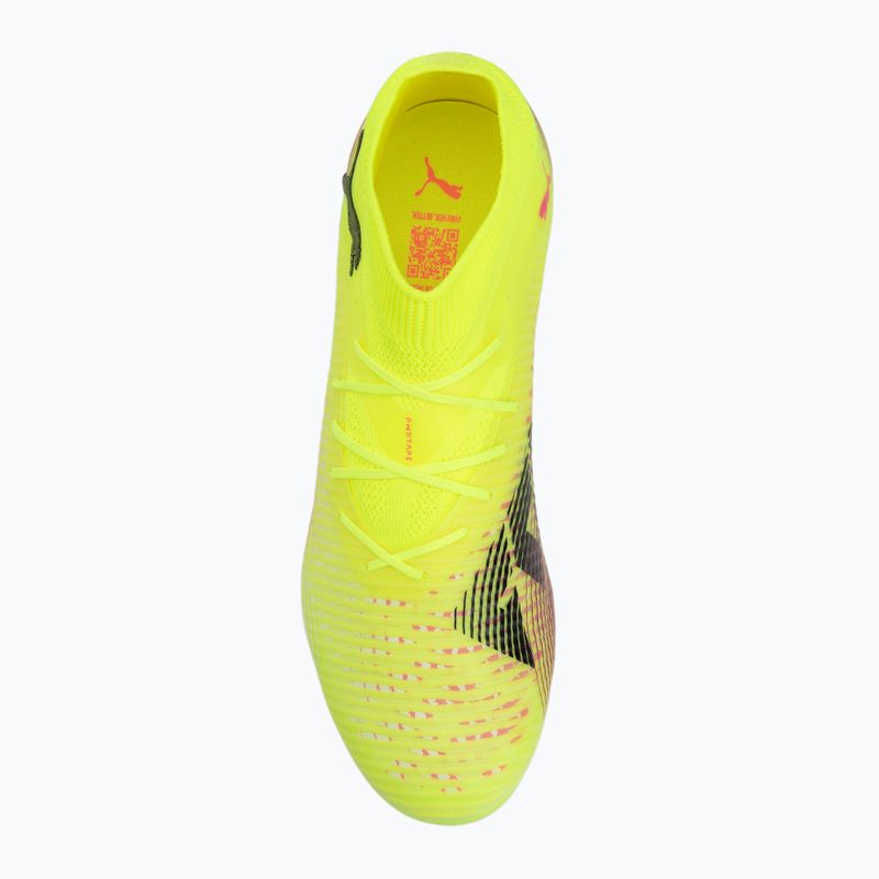 Férfi futballcipő PUMA Future 8 Pro FG/AG yellow alert/puma black/sun struck 5