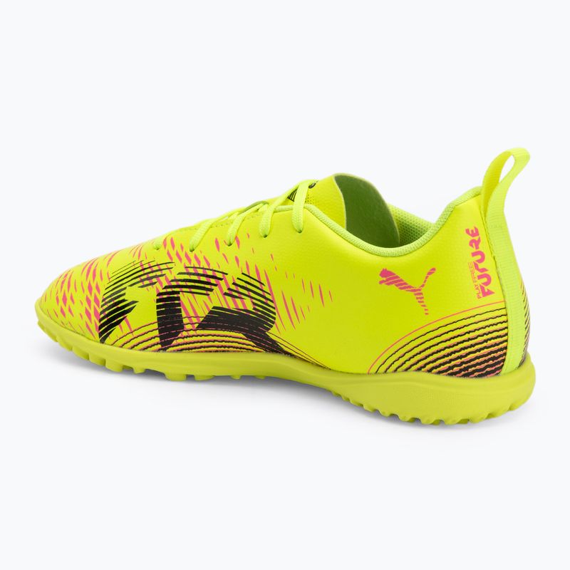 Gyermek futballcipő PUMA Future 8 Play TT sárga riasztás/ puma fekete/ sun struck 3