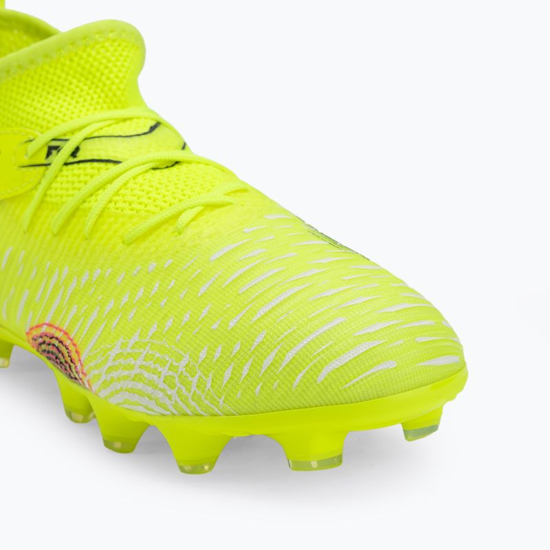 PUMA Future 8 Match FG/AG Jr gyermek focicipő sárga riasztás/puma fekete/sun struck 7