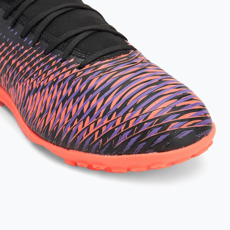 Férfi futballcipő PUMA Future 8 Play TT puma fekete/ puma fehér/ izzó vörös 7
