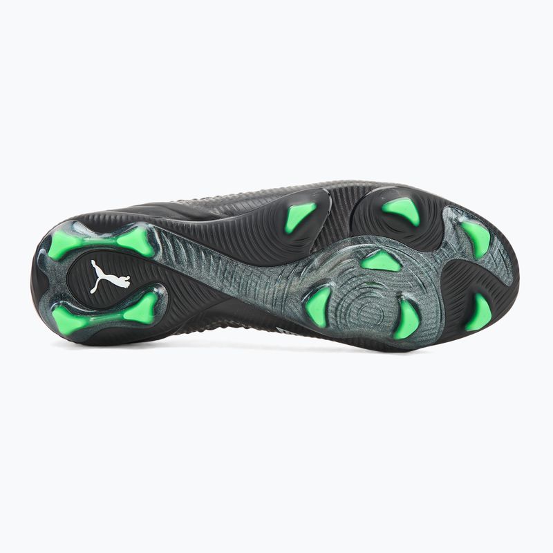 Férfi futballcipő PUMA Future 8 Ultimate Low FG puma fekete/hűvös világosszürke/fluo zöld 4