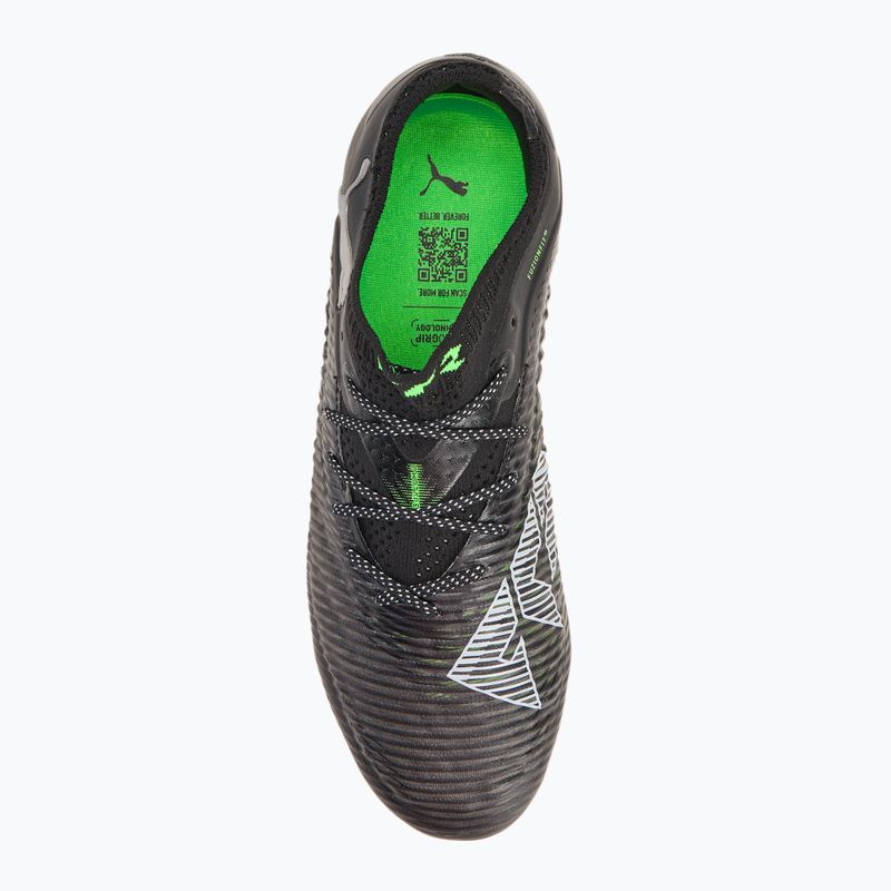 Férfi futballcipő PUMA Future 8 Ultimate Low FG puma fekete/hűvös világosszürke/fluo zöld 5