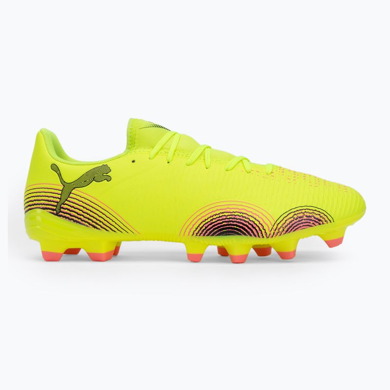 Férfi futballcipő PUMA Future 8 Play FG/AG sárga riasztás/ puma fekete/ sun struck 2