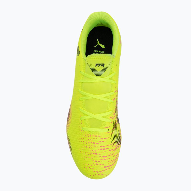 Férfi futballcipő PUMA Future 8 Play FG/AG sárga riasztás/ puma fekete/ sun struck 5