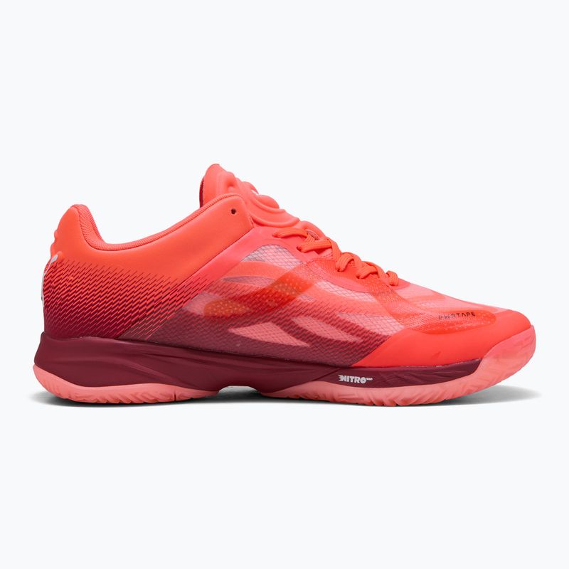 PUMA Accelerate Nitro SQD férfi cipő izzó piros / puma fehér / dark crimson 2