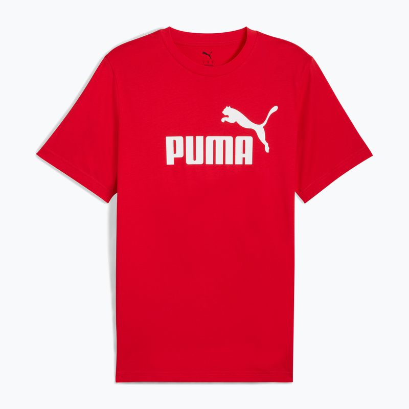 Férfi PUMA ESS No. 1 logós póló minden idők piros színére