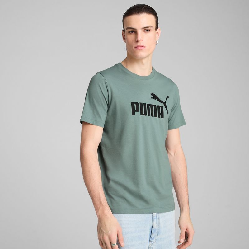 Férfi PUMA ESS No. 1 Logo Tee zöld hold 3