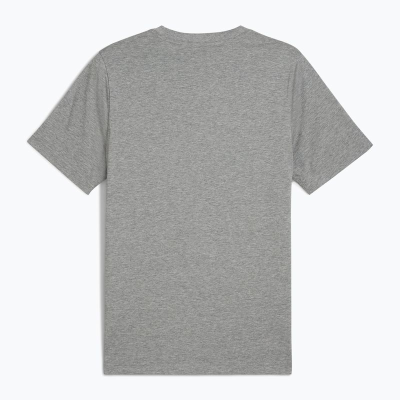 Férfi PUMA ESS Small No. 1 Logo Tee közepes szürke szürke sörény 2