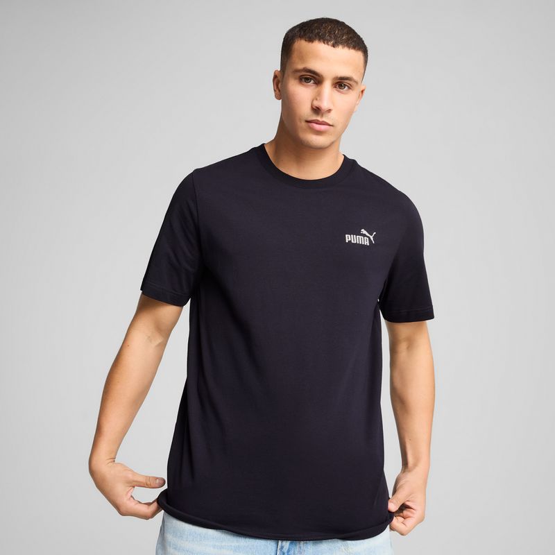 Férfi PUMA ESS Small No. 1 Logo Tee új tengerészgyalogság 3