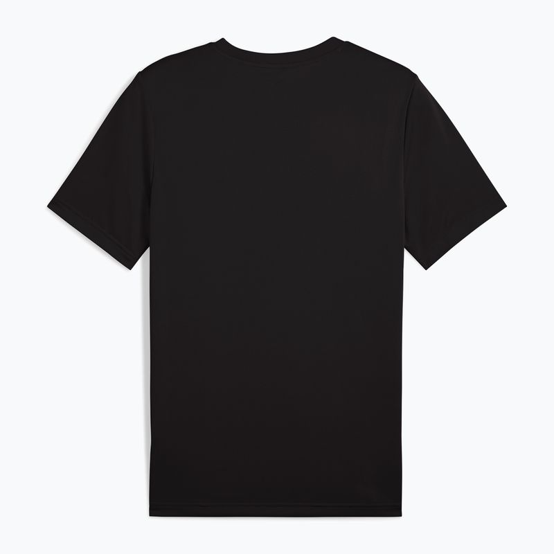 Férfi PUMA ESS Small Logo Poly Tee puma fekete puma fekete 2