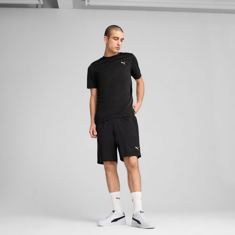 Férfi PUMA ESS Small Logo Poly Tee puma fekete puma fekete 4