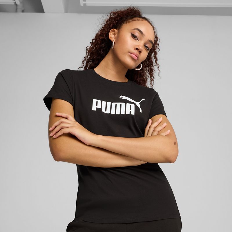 Női PUMA ESS No. 1 Logo Tee puma fekete puma ESS fekete 3