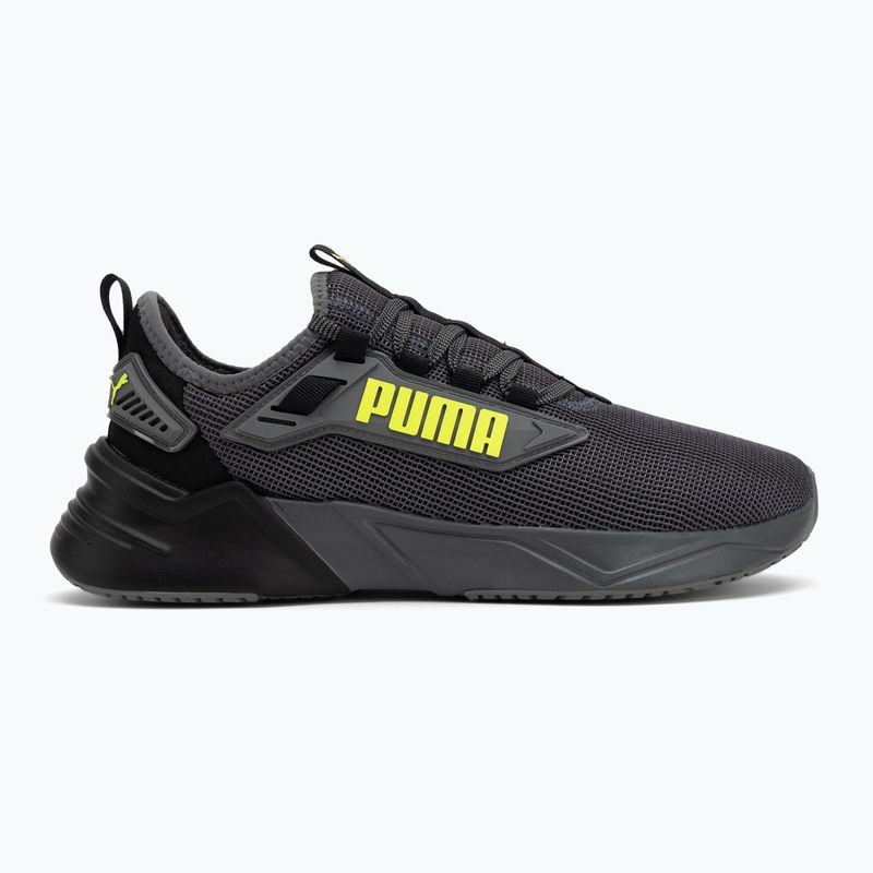 PUMA Retaliate 3 Unwavered futócipő puma fekete/hideg sötétszürke/sárga riasztás 2