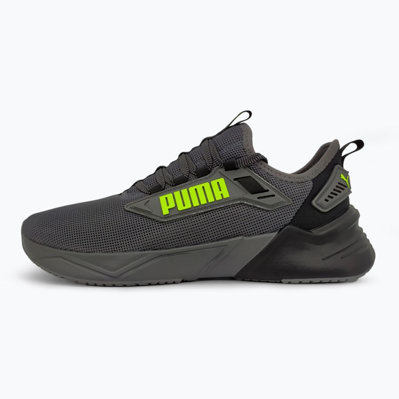 PUMA Retaliate 3 Unwavered futócipő puma fekete/hideg sötétszürke/sárga riasztás 8