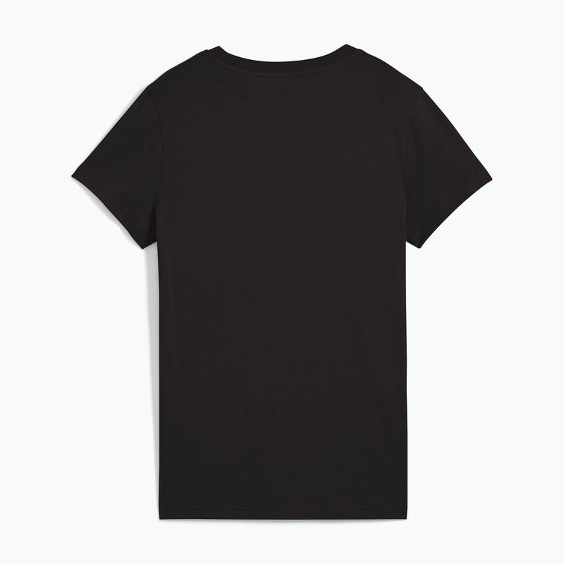 Női PUMA ESS Metallic No. 1 Logo Tee puma fekete/fém ezüst 2
