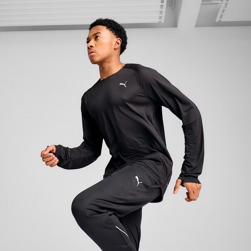 Férfi futó hosszú ujjú PUMA Run Cloudpun puma fekete 3