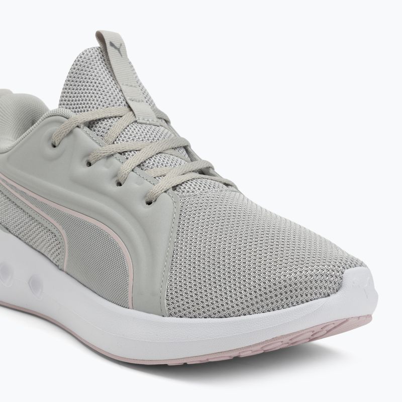 PUMA Softride Carson cool világosszürke/rózsaszín lila/puma ezüst futócipő 7