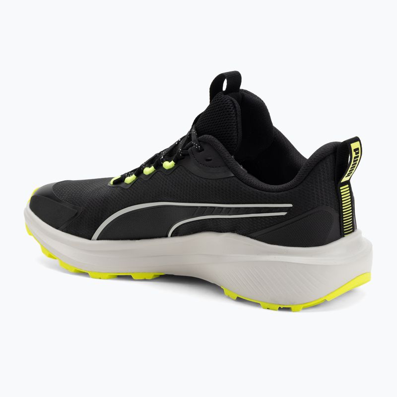 PUMA Skyrocket Lite Trail futócipő puma fekete/tollszürke/sárga riasztás 3