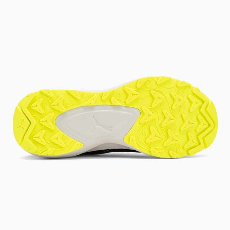 PUMA Skyrocket Lite Trail futócipő puma fekete/tollszürke/sárga riasztás 4