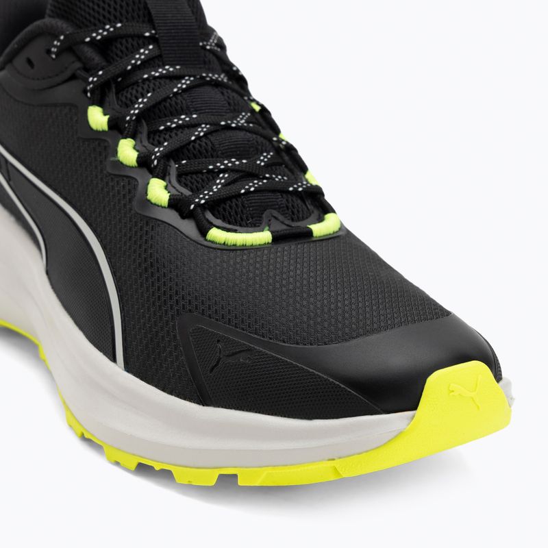 PUMA Skyrocket Lite Trail futócipő puma fekete/tollszürke/sárga riasztás 7